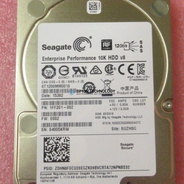 Seagate Enterprise Performance 10K HDD - Festplatt (ST1200MM0018)