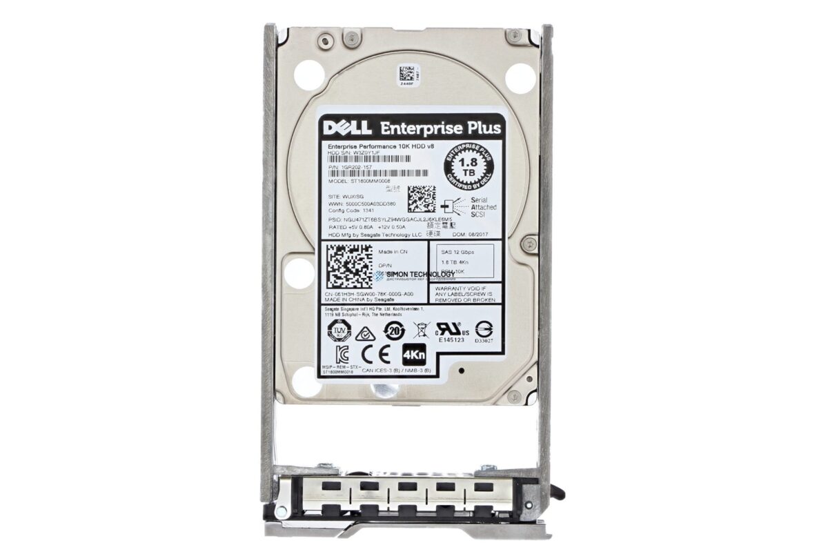 Dell DELL Dell EQL HDD 1.8TB 12G 10K 2,5" SAS (ST1800MM0008)
