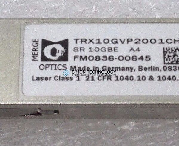 Трансивер SFP MERGE OPTICS SR10GBE 850NM SFP FIBRE TRANSCEIVER (TRX10GVP2001CH01)