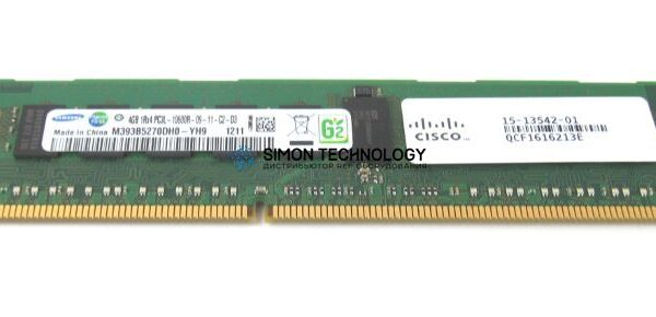 Оперативная память Cisco CISCO 4GB (1*4GB) 1RX4 PC3L-10600R DDR3-1333MHZ MEM KIT (UCS-MR-1X041RX-A)