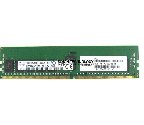 Оперативная память Cisco Cisco RF Memory 16GBDDR4-2666MHzRDIMM/PC4- (UCS-MR-X16G1RS-H-RF)