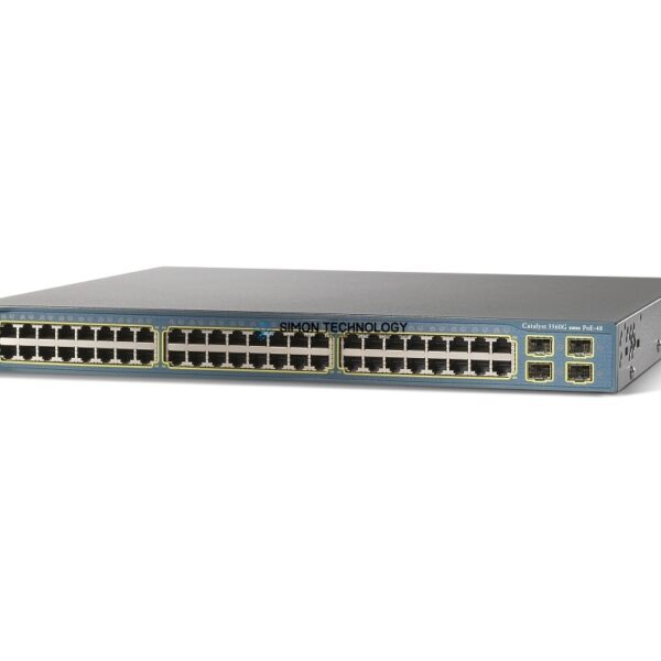 Коммутатор Cisco Catalyst 3560 48 10/100/1000T PoE + 4 SFP + IPS Image (WS-C3560G-48PS-E)