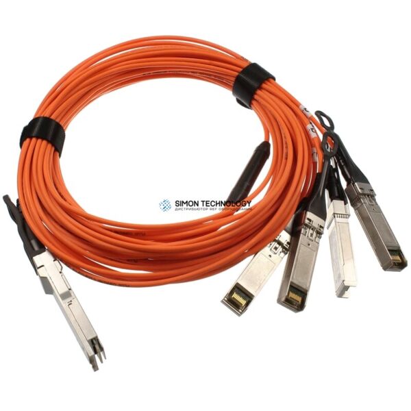 Кабель HP QSFP+ Kabel 40G to 4x 10G SFP+ AOC 10m - (746973-001)