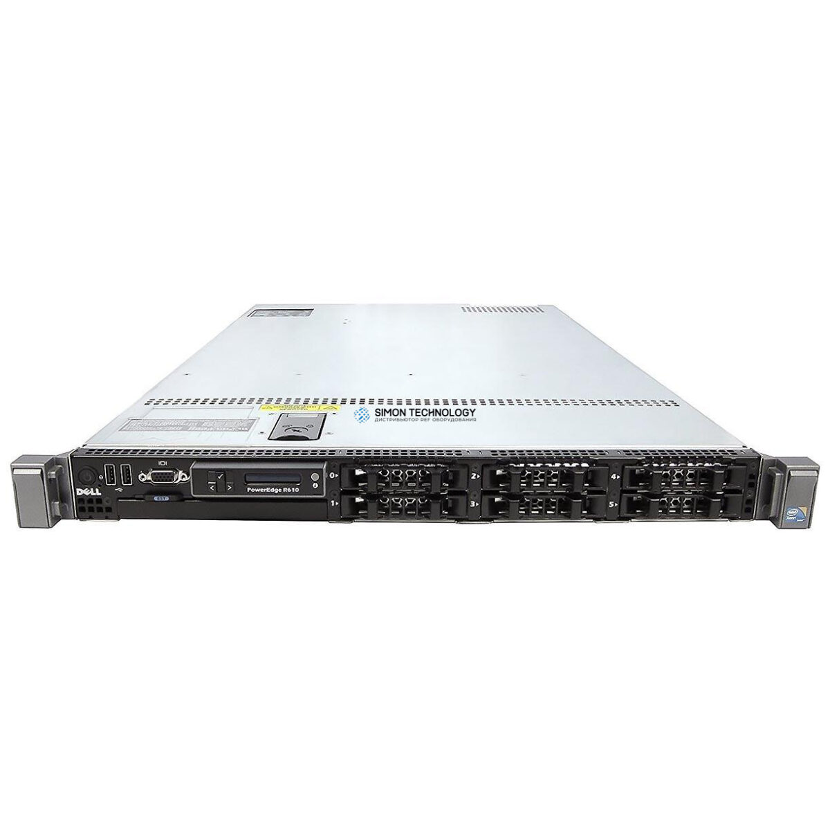 Сервер Dell PE R610 V2 2xE5640/8GB/6x2.5"/2xPSU (R610V2-10B)