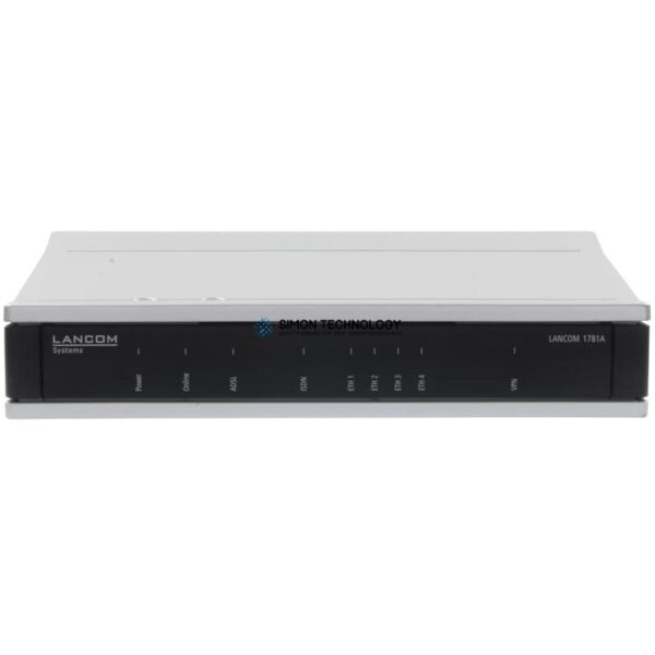 Маршрутизатор Lancom VPN-Router 5x IPSec-VPN 1x ADSL2+ 1x ISDN-S0 4x RJ45 - (1781A)
