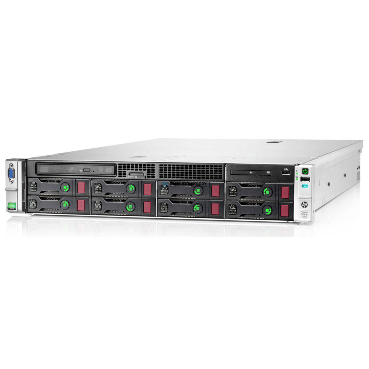 Сервер HP DL385P G8 8*LFF CTO 4*FANS DVD (669804-B21-DVD)