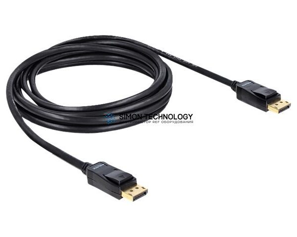 Кабель Delock DisplayPort auf DisplayPort 4K Kabel 3m schwarz (82424)