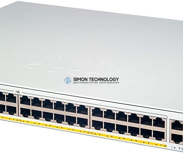 Коммутатор Cisco Catalyst 1000 48port GE, POE, 4x1G SFP New (C1000-48P-4G-L)