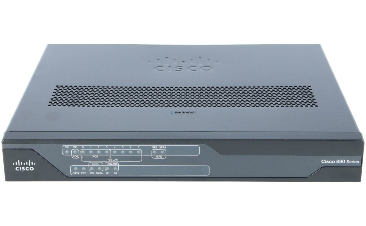 Маршрутизатор Cisco 896 VDSL2/ADSL2+ over ISDN and 1GE/SFP Sec Router (C896VA-K9)