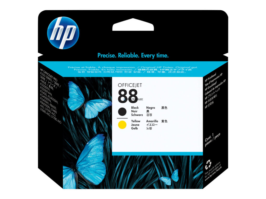 Картридж HP 88 — Tintenpatrone Original — Schwarz, Yellow — 20 ml (C9381A)
