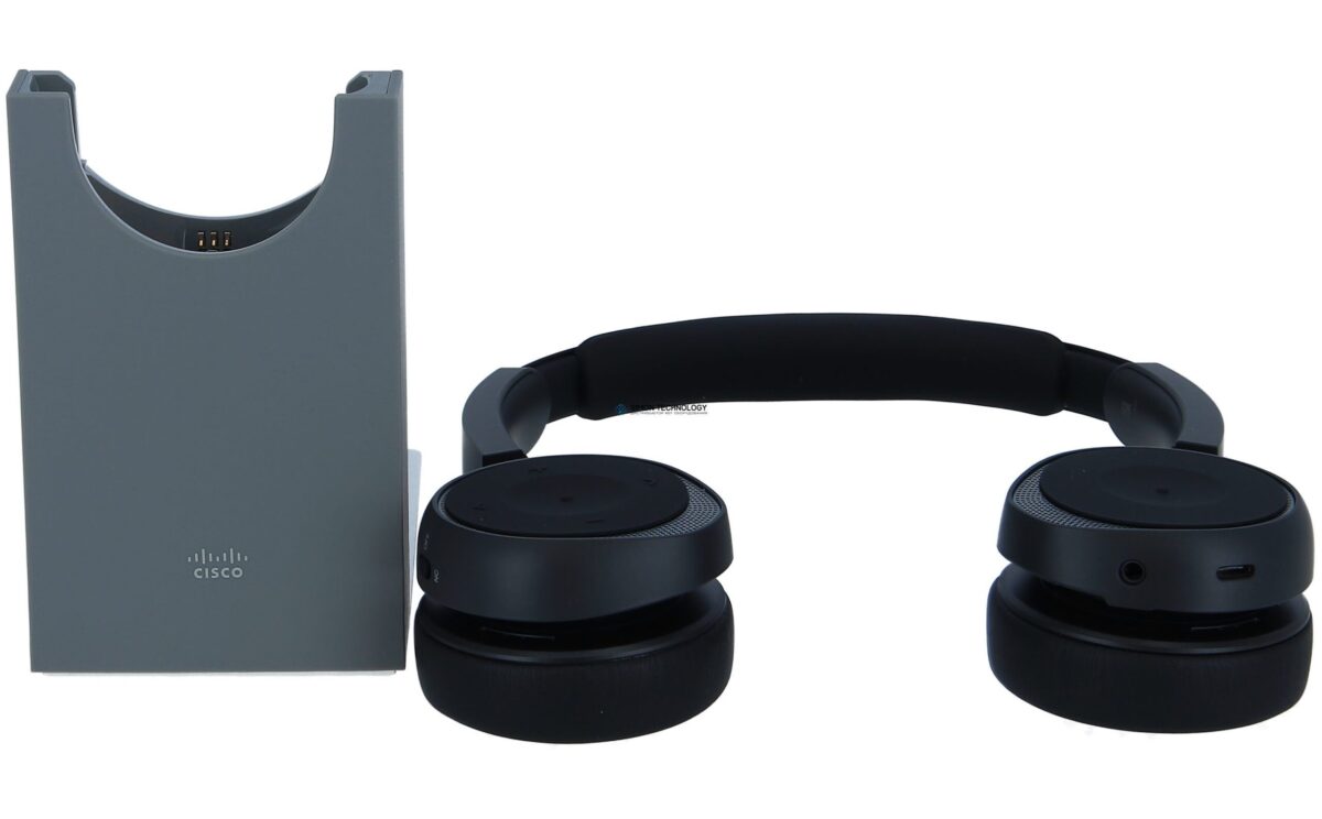 Cisco 730 Wireless Dual On-ear Headset+Stand USB-A Bundle-Carbon NEW (HS-WL-730-BUNAS-C)