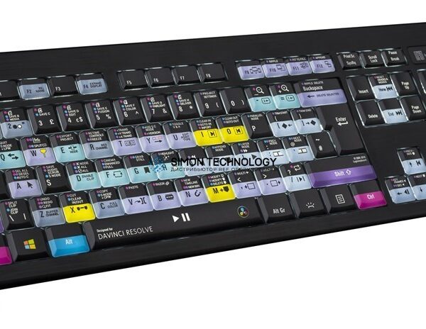 Клавиатура Logickeyboard DaVinci Resolve Astra BL FR (PC) (LKB-RESB-APBH-FR)