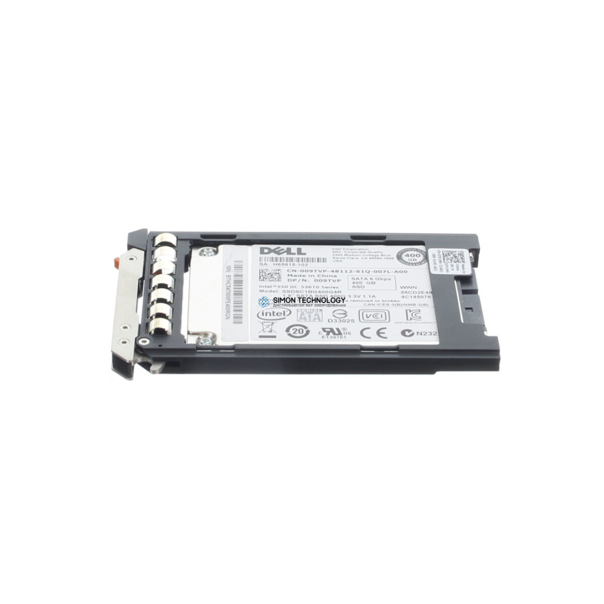 SSD Dell 400GB SSD SATA 1.8' 6G S3610 (SSDSC1BG400G4R)