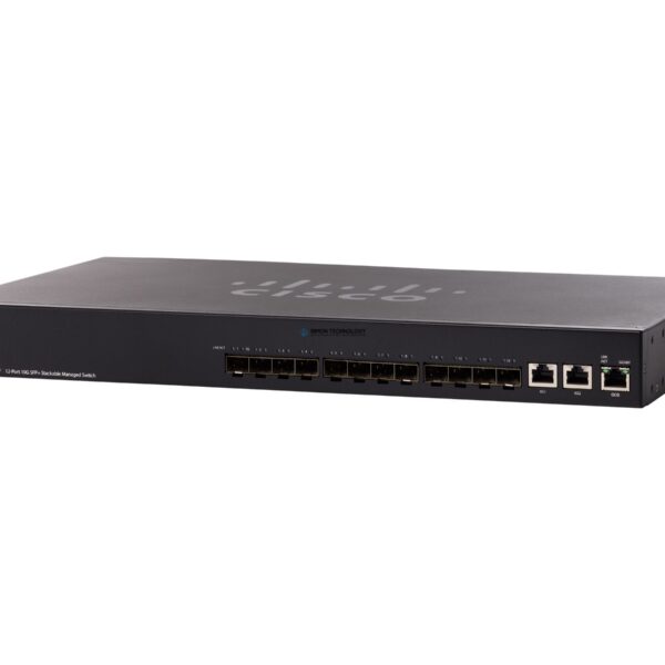 Коммутатор Cisco 12-Port 10G SFP+ Stackable Managed Switch (SX550X-12F-K9-EU)