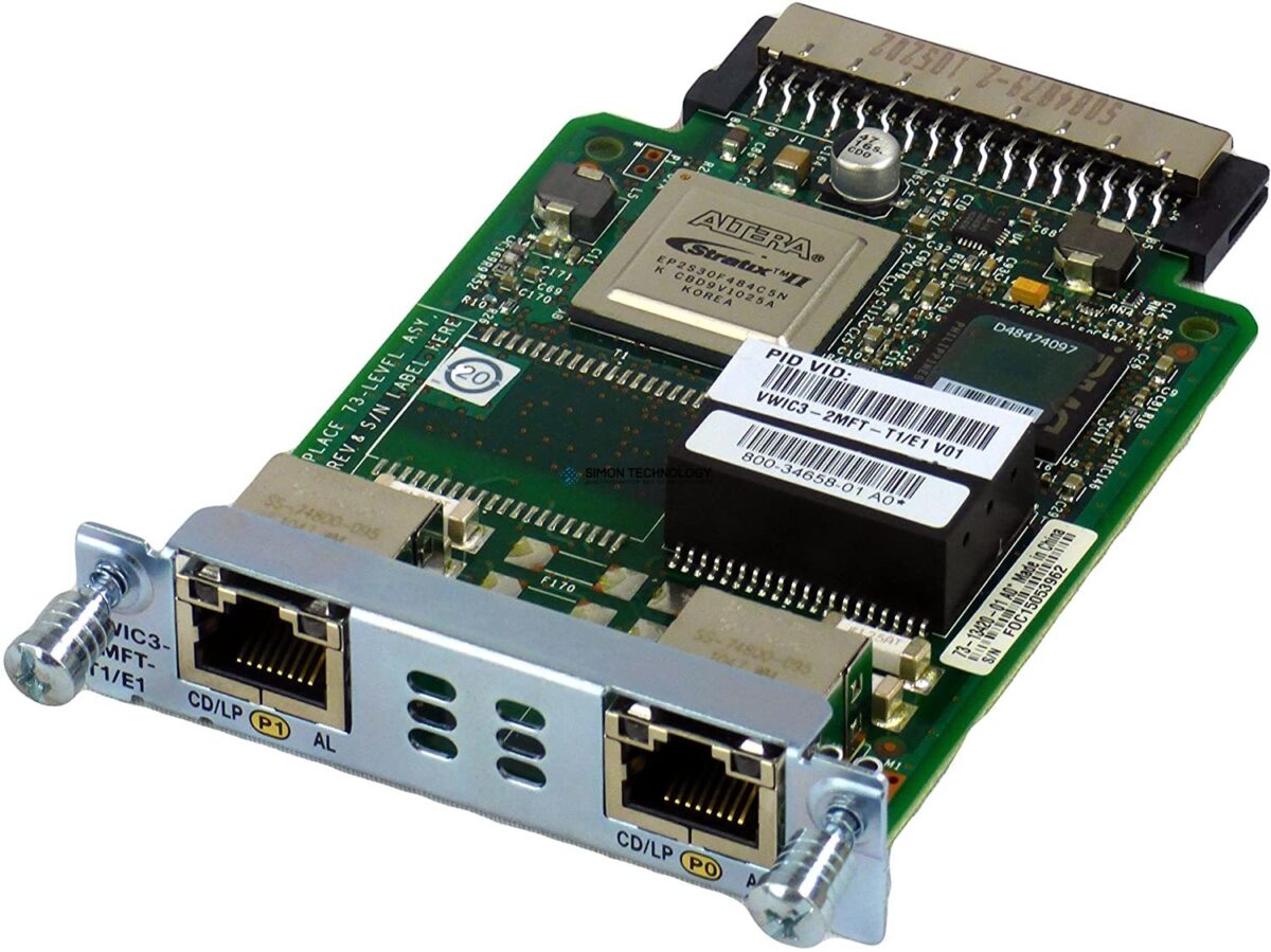 Модуль Cisco 2-Port 3rd Gen Multiflex Trunk Voice/WAN Int. Card - G.703 (VWIC3-2MFT-G703)