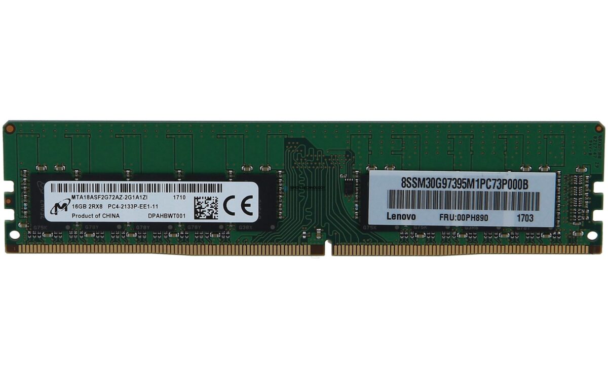 Оперативная память Lenovo DDR4 - 16 GB - DIMM 288-PIN - 2133 MHz / PC4-17000 (4X70G88332)