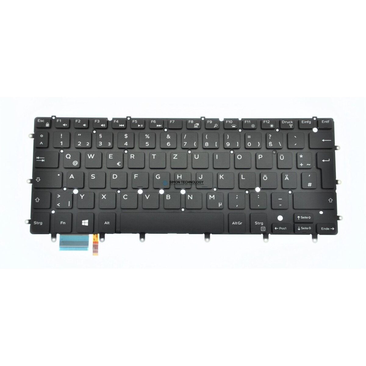 Клавиатура Dell Keyboard GERMAN - Tastatur - Schwarz (5VY7J)