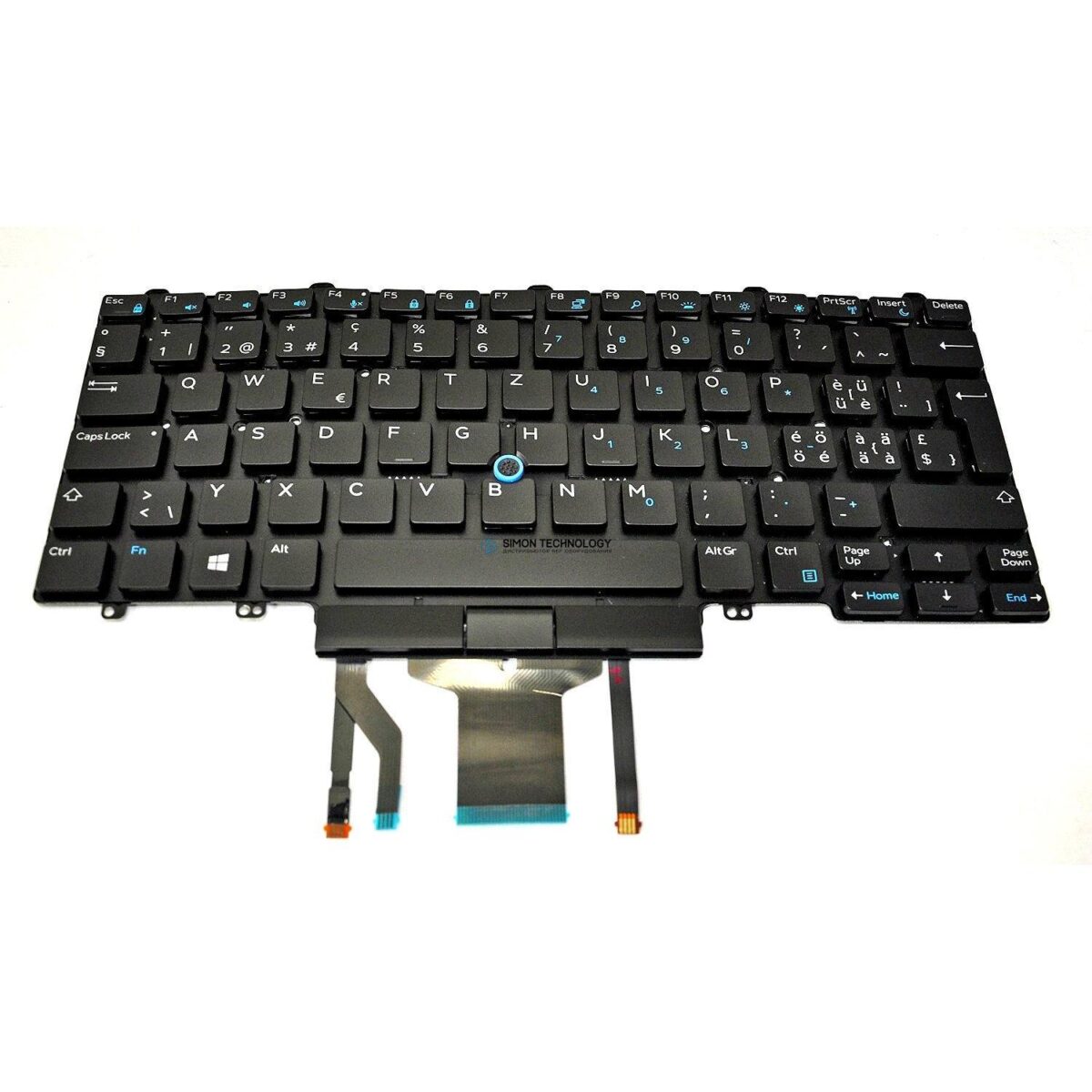 Клавиатура Dell Keyboard Swiss/EUROPEAN (6C1VG)