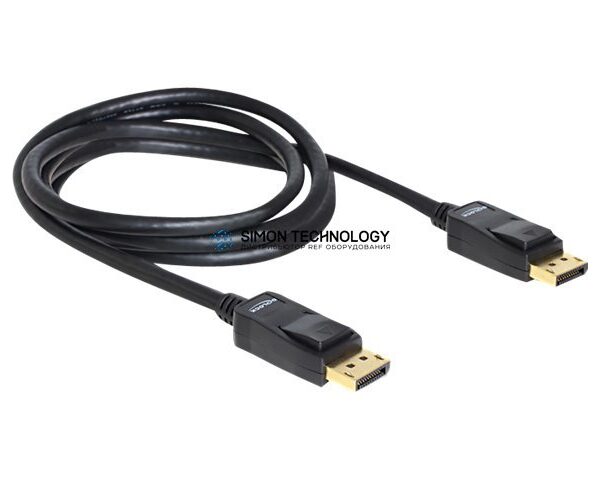 Кабель Delock DisplayPort auf DisplayPort 4K Kabel 2m schwarz (82585)