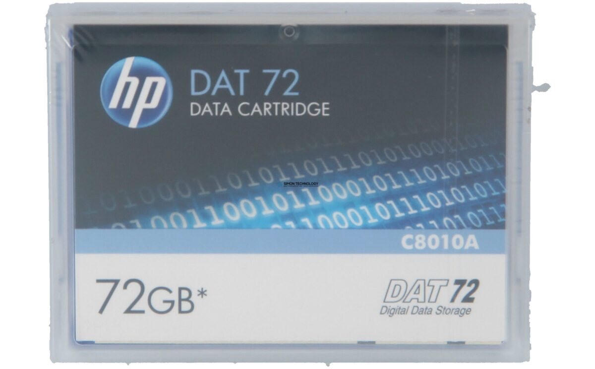 Картридж HPE - DAT-72 - DAT, DDS - 72 GB Kassette, Daten-Cartridge 36 GB/72 GB (C8010A)
