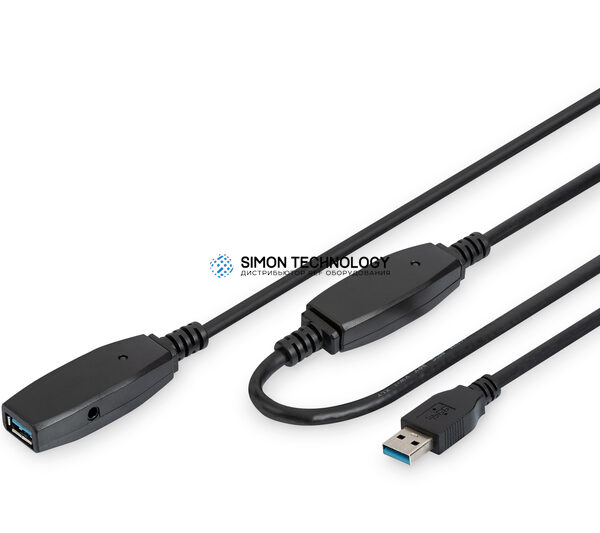 Адаптер Digitus Digitus Active USB3.0 Extension Cable. M/F. 15m (DA-73106)