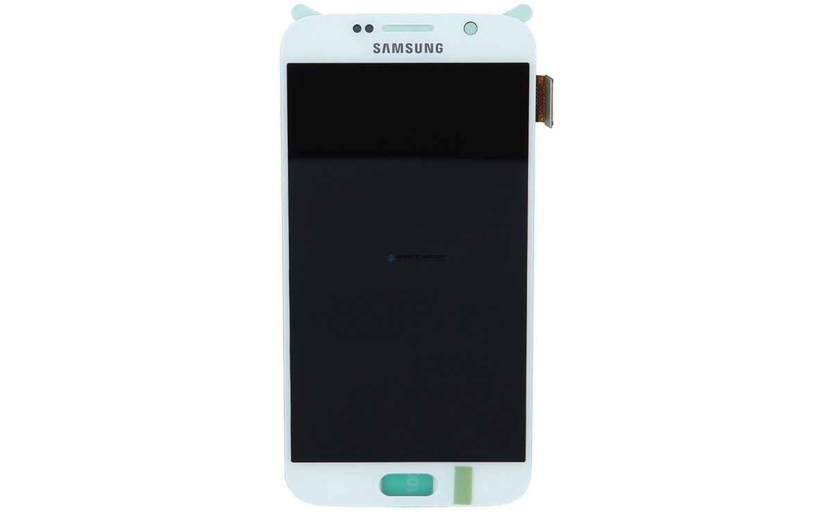 Samsung Sam g Front LCD Asm White SM-G920 Galaxy S6 (GH97-17260B)