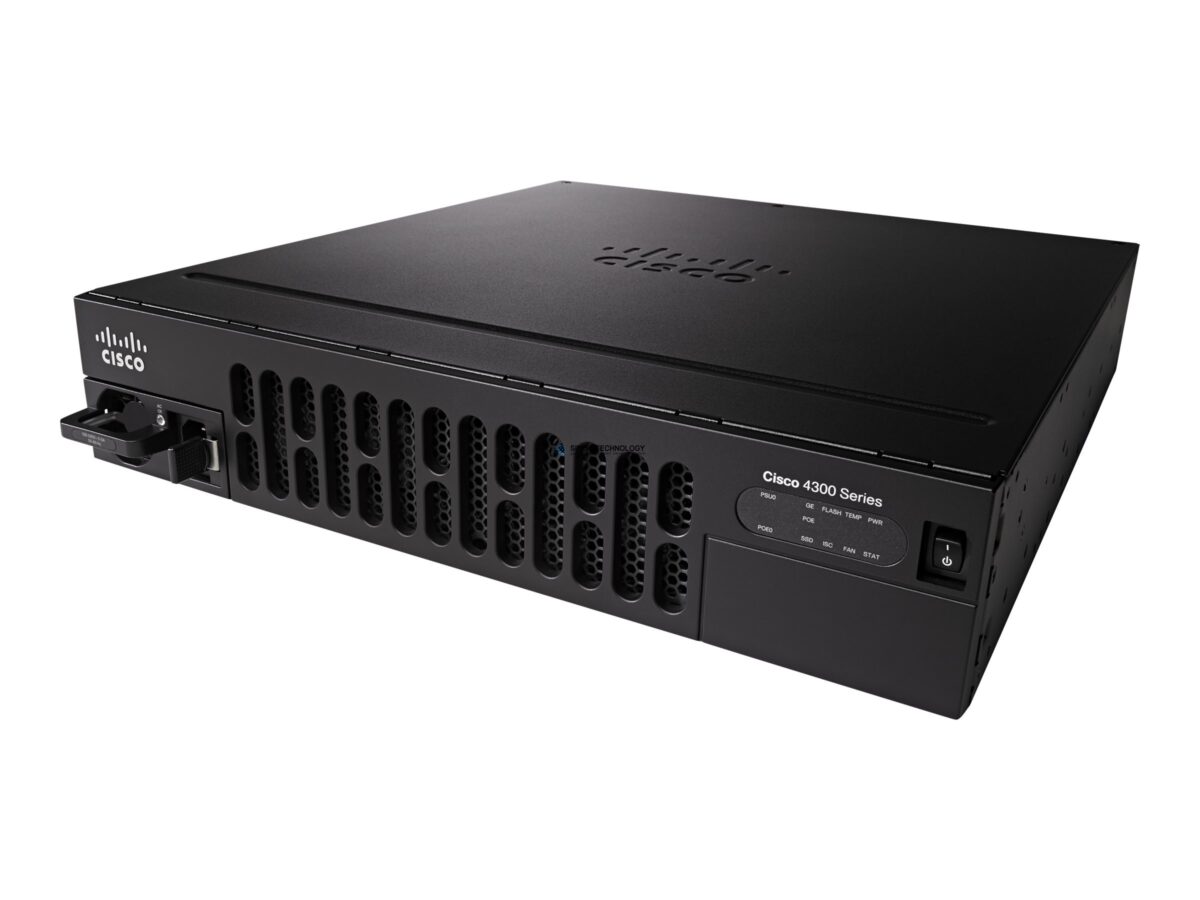 Маршрутизатор Cisco ISR 4351 - Router - 1.000 Mbps - 2 HE - Rack-Modul (ISR4351-SEC/K9)