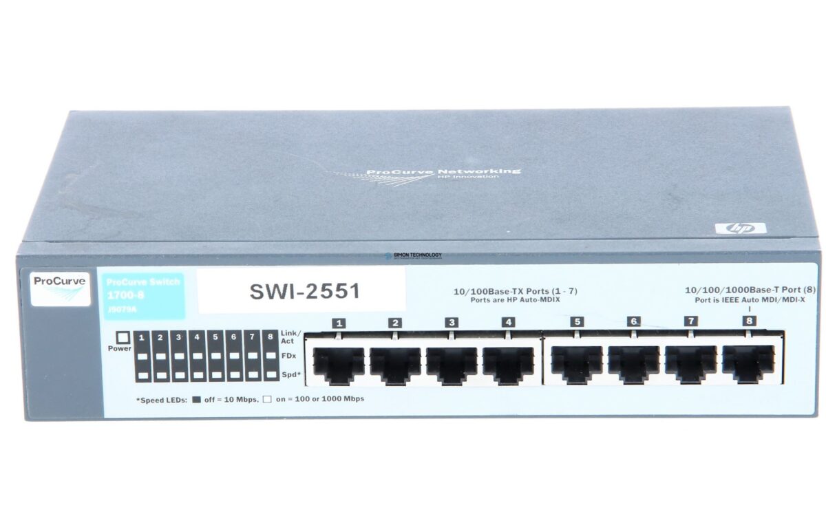 Коммутатор HP ProCurve Switch 1700-8G (J9079A)