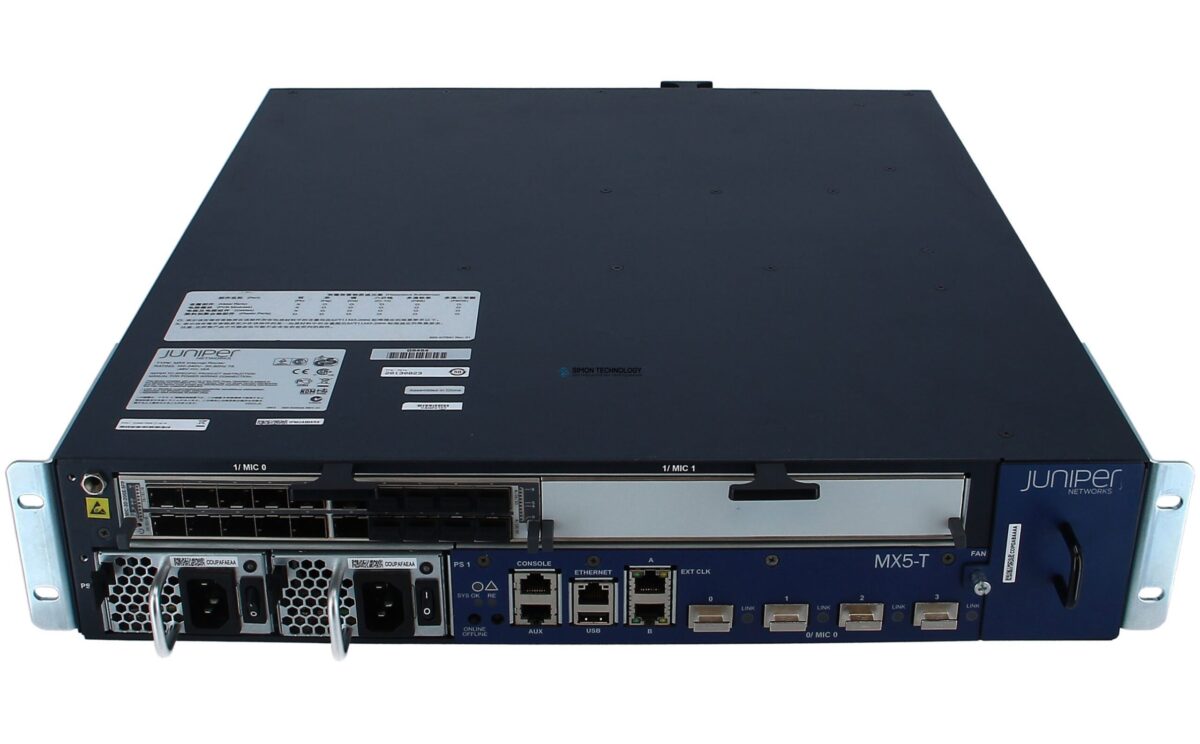 Маршрутизатор Juniper MX5 AC chassis with timing support (MX5-T-AC)