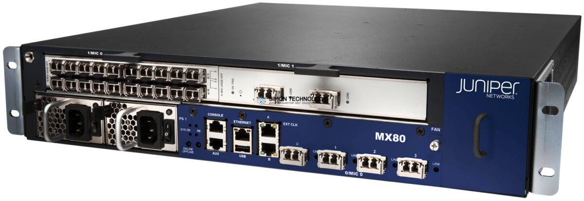 Маршрутизатор Juniper MX-series MX80 - Router - an Rack montierbar (MX80-AC)